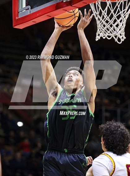Thumbnail 3 in St. Joseph vs. Clovis West (CIF CS D1 Championship) photogallery.