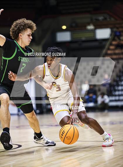Thumbnail 2 in St. Joseph vs. Clovis West (CIF CS D1 Championship) photogallery.