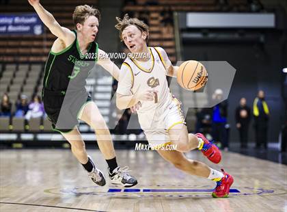 Thumbnail 1 in St. Joseph vs. Clovis West (CIF CS D1 Championship) photogallery.