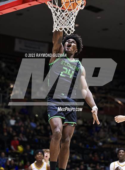 Thumbnail 3 in St. Joseph vs. Clovis West (CIF CS D1 Championship) photogallery.