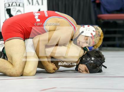 Thumbnail 1 in CIF State Boys Wrestling Championships (Day 1 - Round 2) photogallery.