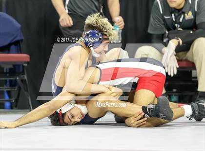 Thumbnail 3 in CIF State Boys Wrestling Championships (Day 1 - Round 2) photogallery.