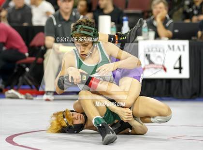 Thumbnail 3 in CIF State Boys Wrestling Championships (Day 1 - Round 2) photogallery.
