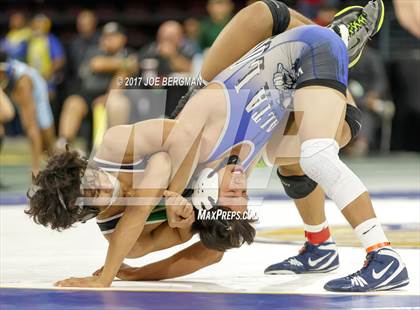 Thumbnail 1 in CIF State Boys Wrestling Championships (Day 1 - Round 2) photogallery.