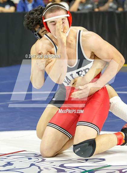 Thumbnail 3 in CIF State Boys Wrestling Championships (Day 1 - Round 2) photogallery.
