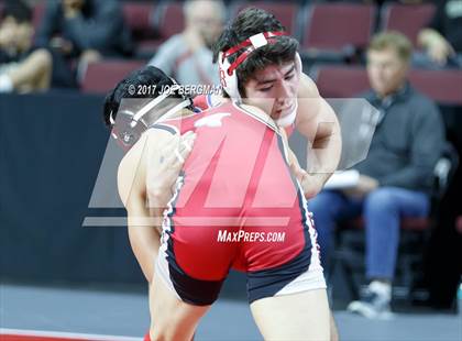 Thumbnail 1 in CIF State Boys Wrestling Championships (Day 1 - Round 2) photogallery.