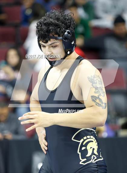 Thumbnail 3 in CIF State Boys Wrestling Championships (Day 1 - Round 2) photogallery.