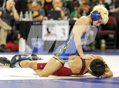 Thumbnail 2 in CIF State Boys Wrestling Championships (Day 1 - Round 2) photogallery.