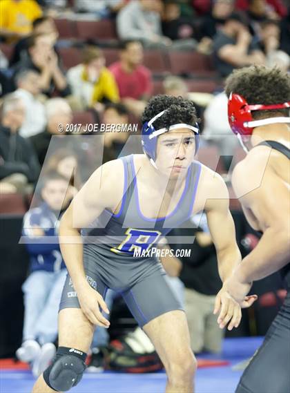 Thumbnail 3 in CIF State Boys Wrestling Championships (Day 1 - Round 2) photogallery.