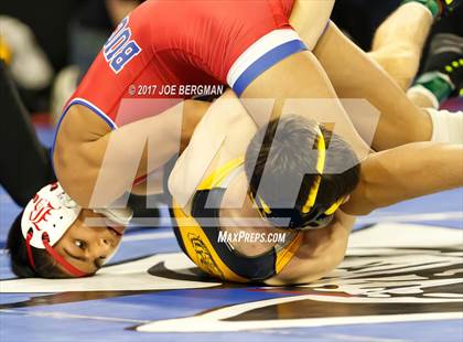 Thumbnail 3 in CIF State Boys Wrestling Championships (Day 1 - Round 2) photogallery.
