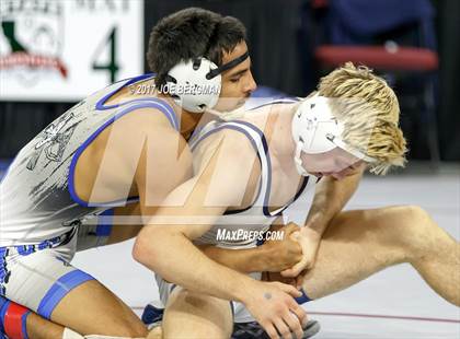 Thumbnail 1 in CIF State Boys Wrestling Championships (Day 1 - Round 2) photogallery.