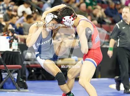 Thumbnail 3 in CIF State Boys Wrestling Championships (Day 1 - Round 2) photogallery.