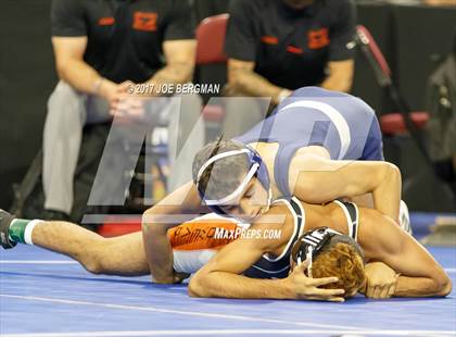 Thumbnail 3 in CIF State Boys Wrestling Championships (Day 1 - Round 2) photogallery.