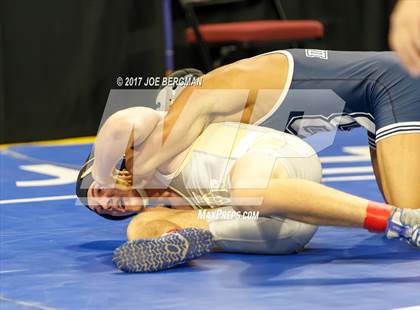 Thumbnail 3 in CIF State Boys Wrestling Championships (Day 1 - Round 2) photogallery.