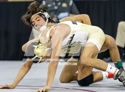 Thumbnail 3 in CIF State Boys Wrestling Championships (Day 1 - Round 2) photogallery.