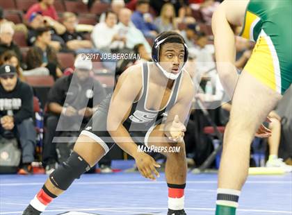 Thumbnail 3 in CIF State Boys Wrestling Championships (Day 1 - Round 2) photogallery.