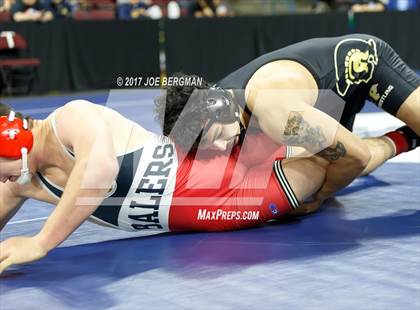 Thumbnail 3 in CIF State Boys Wrestling Championships (Day 1 - Round 2) photogallery.