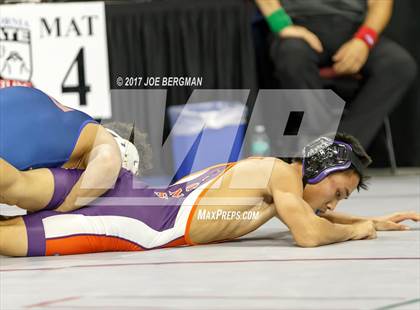 Thumbnail 3 in CIF State Boys Wrestling Championships (Day 1 - Round 2) photogallery.