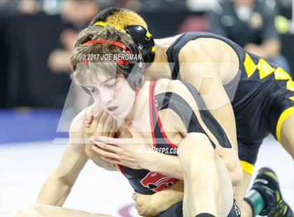 Thumbnail 1 in CIF State Boys Wrestling Championships (Day 1 - Round 2) photogallery.