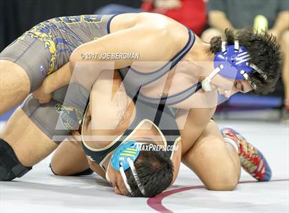 Thumbnail 1 in CIF State Boys Wrestling Championships (Day 1 - Round 2) photogallery.