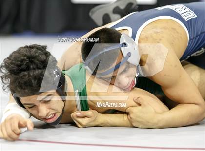 Thumbnail 2 in CIF State Boys Wrestling Championships (Day 1 - Round 2) photogallery.