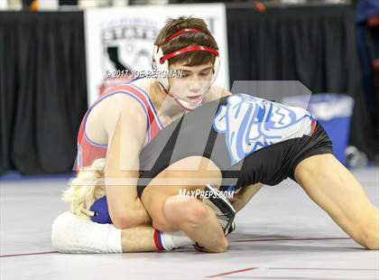 Thumbnail 3 in CIF State Boys Wrestling Championships (Day 1 - Round 2) photogallery.
