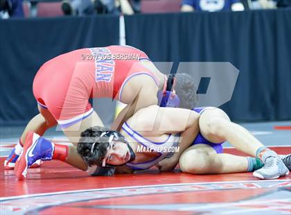 Thumbnail 3 in CIF State Boys Wrestling Championships (Day 1 - Round 2) photogallery.