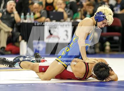 Thumbnail 3 in CIF State Boys Wrestling Championships (Day 1 - Round 2) photogallery.