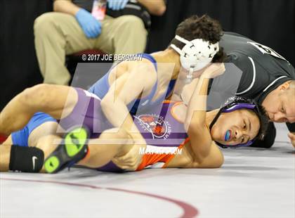 Thumbnail 1 in CIF State Boys Wrestling Championships (Day 1 - Round 2) photogallery.