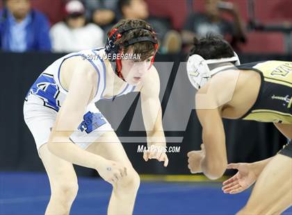 Thumbnail 1 in CIF State Boys Wrestling Championships (Day 1 - Round 2) photogallery.