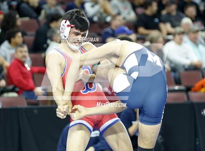 Thumbnail 3 in CIF State Boys Wrestling Championships (Day 1 - Round 2) photogallery.