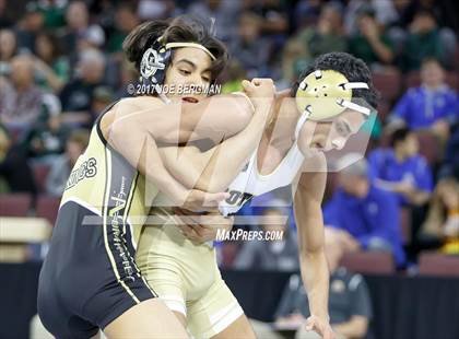 Thumbnail 3 in CIF State Boys Wrestling Championships (Day 1 - Round 2) photogallery.