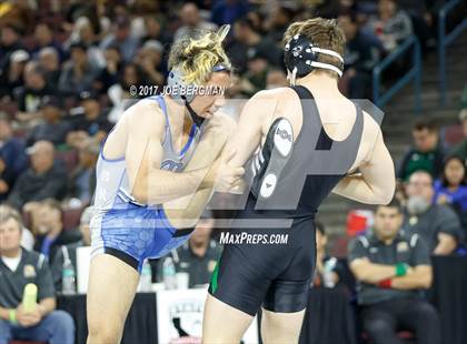 Thumbnail 3 in CIF State Boys Wrestling Championships (Day 1 - Round 2) photogallery.