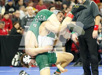 Thumbnail 1 in CIF State Boys Wrestling Championships (Day 1 - Round 2) photogallery.