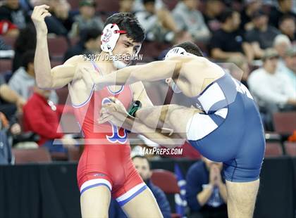 Thumbnail 1 in CIF State Boys Wrestling Championships (Day 1 - Round 2) photogallery.