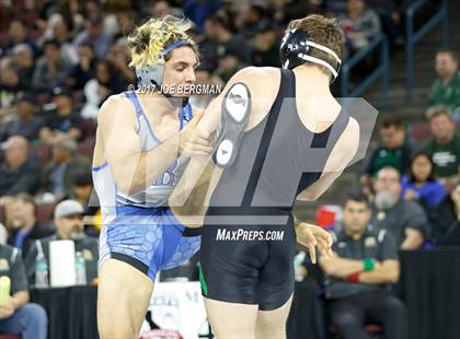 Thumbnail 1 in CIF State Boys Wrestling Championships (Day 1 - Round 2) photogallery.