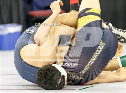 Thumbnail 1 in CIF State Boys Wrestling Championships (Day 1 - Round 2) photogallery.