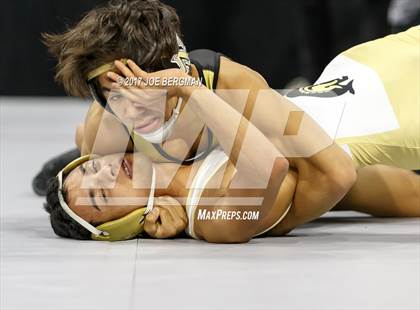 Thumbnail 3 in CIF State Boys Wrestling Championships (Day 1 - Round 2) photogallery.