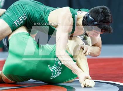 Thumbnail 1 in CIF State Boys Wrestling Championships (Day 1 - Round 2) photogallery.