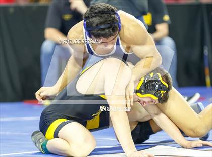 Thumbnail 3 in CIF State Boys Wrestling Championships (Day 1 - Round 2) photogallery.