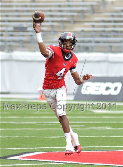 Thumbnail 3 in Camden County vs. Glenville (Kirk Herbstreit National Kickoff Classic) photogallery.