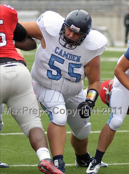 Thumbnail 2 in Camden County vs. Glenville (Kirk Herbstreit National Kickoff Classic) photogallery.
