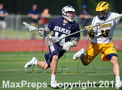Thumbnail 2 in Staples @ Simsbury (CIAC Class L Quarterfinal) photogallery.