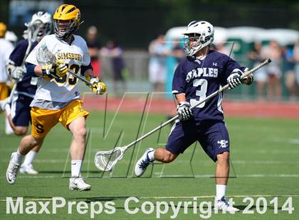 Thumbnail 2 in Staples @ Simsbury (CIAC Class L Quarterfinal) photogallery.