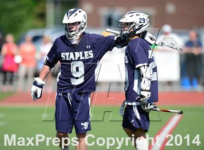 Thumbnail 2 in Staples @ Simsbury (CIAC Class L Quarterfinal) photogallery.