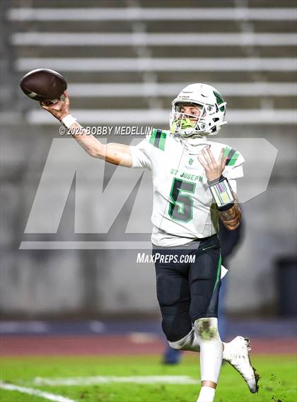 Thumbnail 3 in St. Joseph @ Clovis West CIF Central section Division 1-AA Quarterfinals photogallery.
