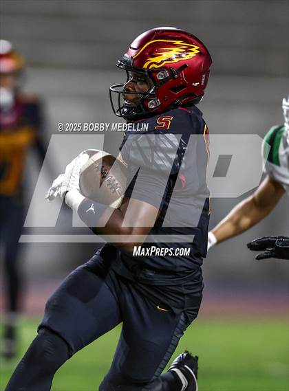 Thumbnail 3 in St. Joseph @ Clovis West CIF Central section Division 1-AA Quarterfinals photogallery.