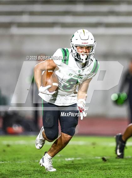 Thumbnail 2 in St. Joseph @ Clovis West CIF Central section Division 1-AA Quarterfinals photogallery.