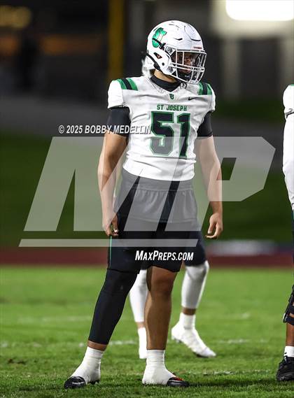 Thumbnail 1 in St. Joseph @ Clovis West CIF Central section Division 1-AA Quarterfinals photogallery.