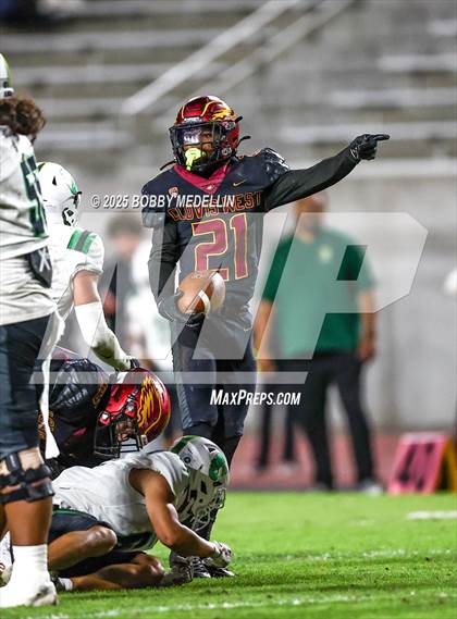 Thumbnail 1 in St. Joseph @ Clovis West CIF Central section Division 1-AA Quarterfinals photogallery.